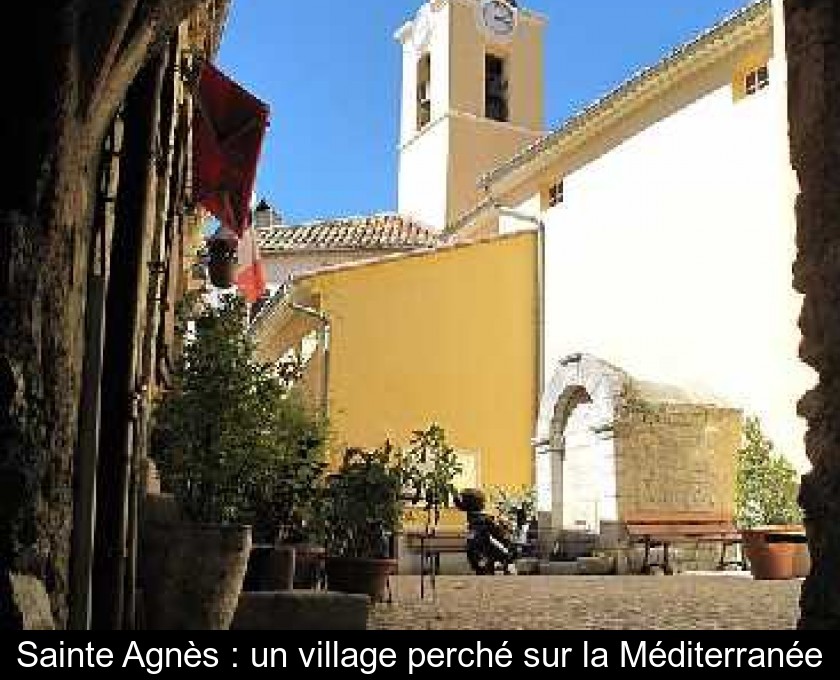 Sainte Agnès : un village perché sur la Méditerranée Sainte Agnès : un village perché sur la Méditerranée