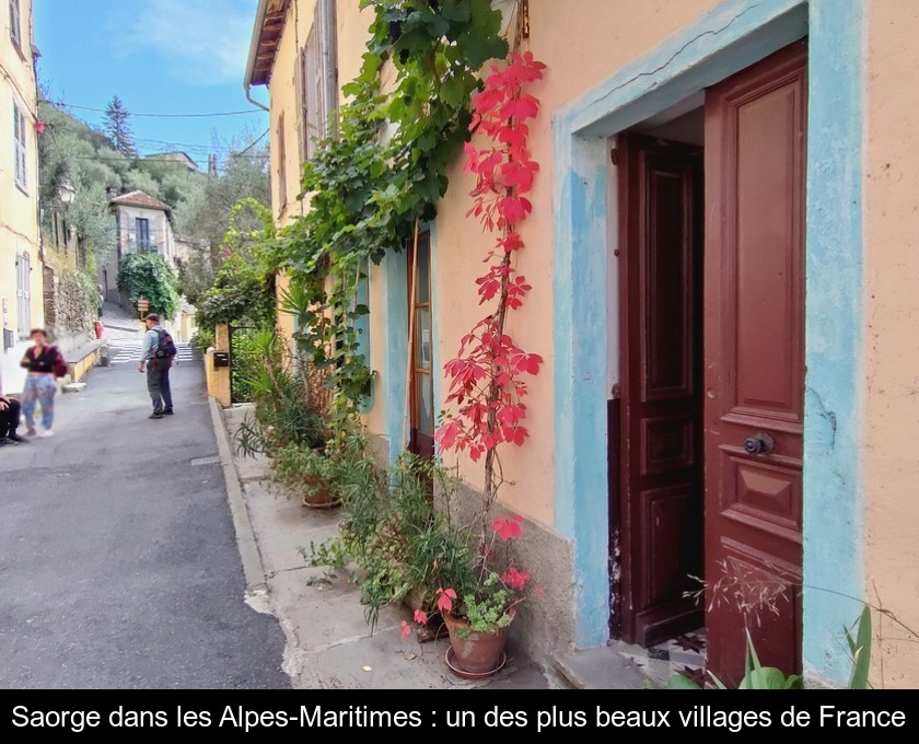 Saorge dans les Alpes-Maritimes : un des plus beaux villages de France