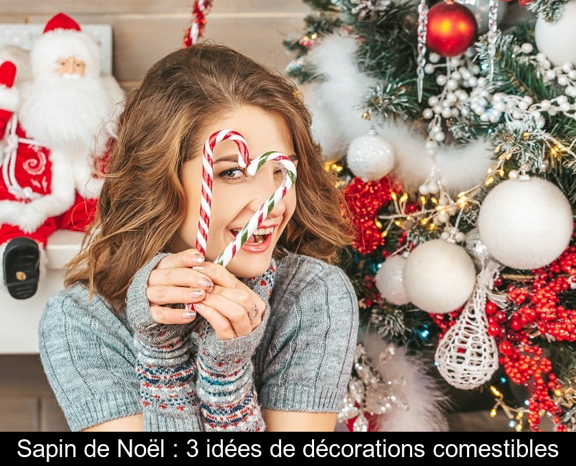Sapin de Noël : 3 idées de décorations comestibles Sapin de Noël : 3 idées de décorations comestibles