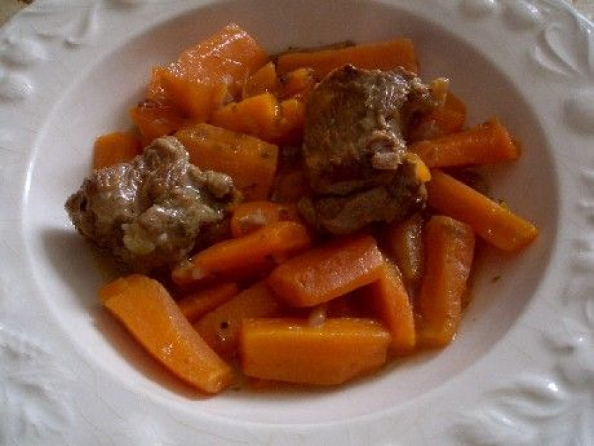 Sauté de veau et sa printanière de légumes Sauté de veau et sa printanière de légumes