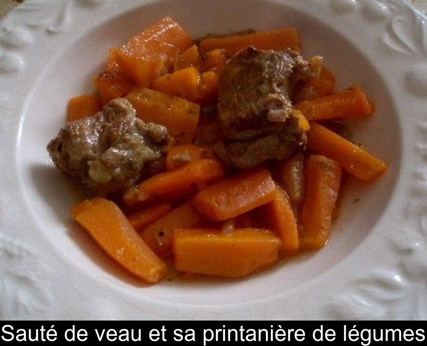 Saute De Veau Et Sa Printaniere De Legumes