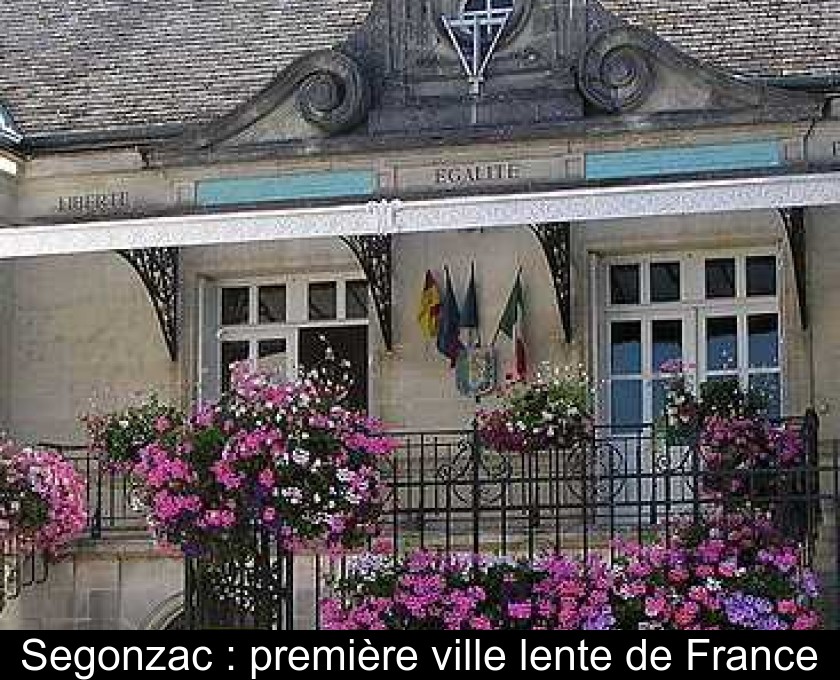 Segonzac : première ville lente de France Segonzac : première ville lente de France