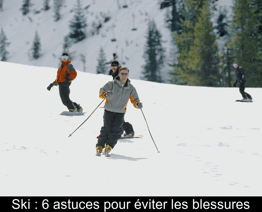 Ski : 6 astuces pour éviter les blessures Ski : 6 astuces pour éviter les blessures