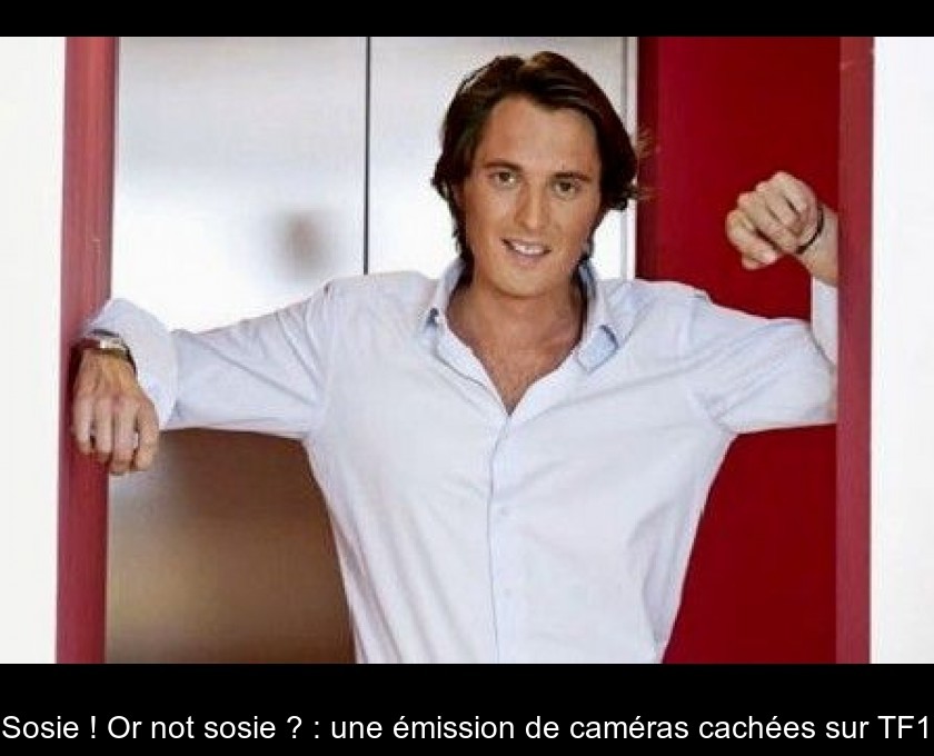 Sosie ! Or not sosie ? : une émission de caméras cachées sur TF1 Sosie ! Or not sosie ? : une émission de caméras cachées sur TF1