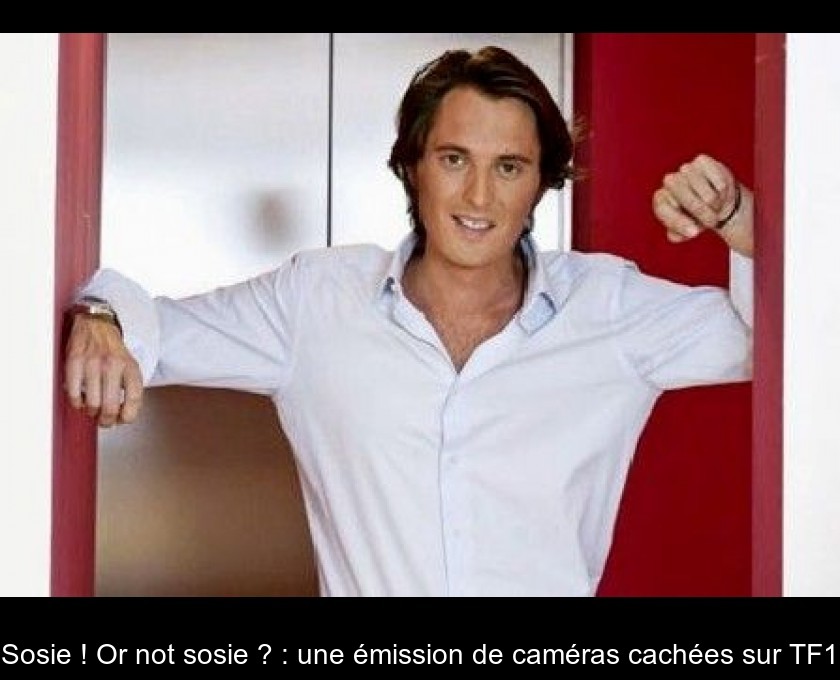 Sosie ! Or not sosie ? : une émission de caméras cachées sur TF1