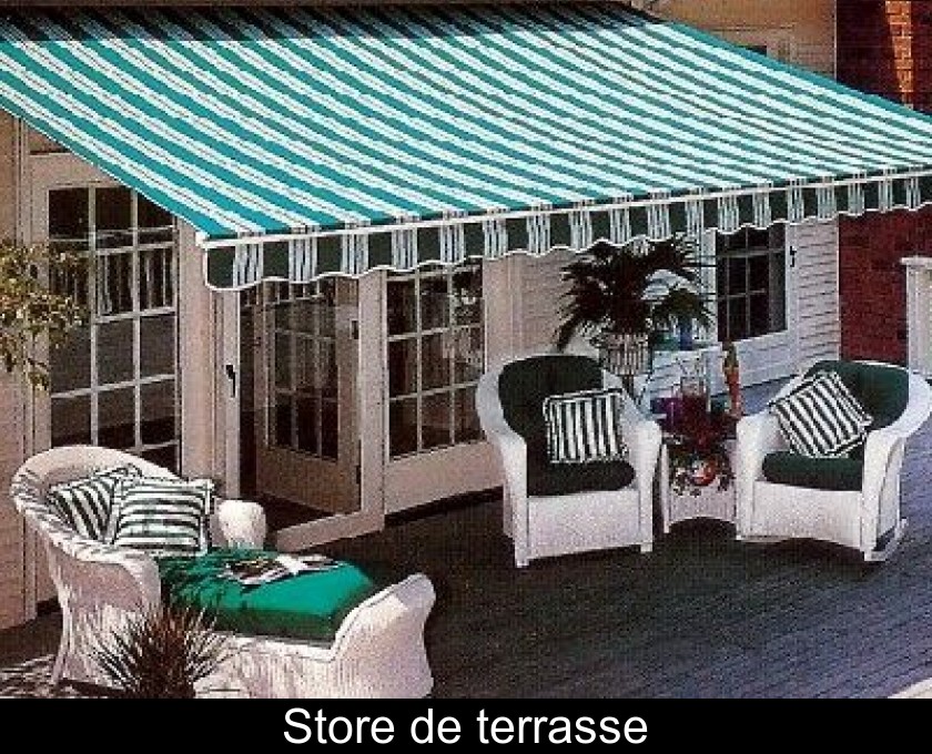 Store de terrasse Store de terrasse
