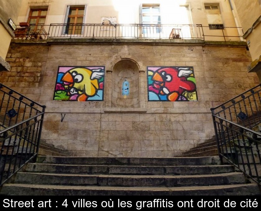 Street art : 4 villes où les graffitis ont droit de cité Street art : 4 villes où les graffitis ont droit de cité