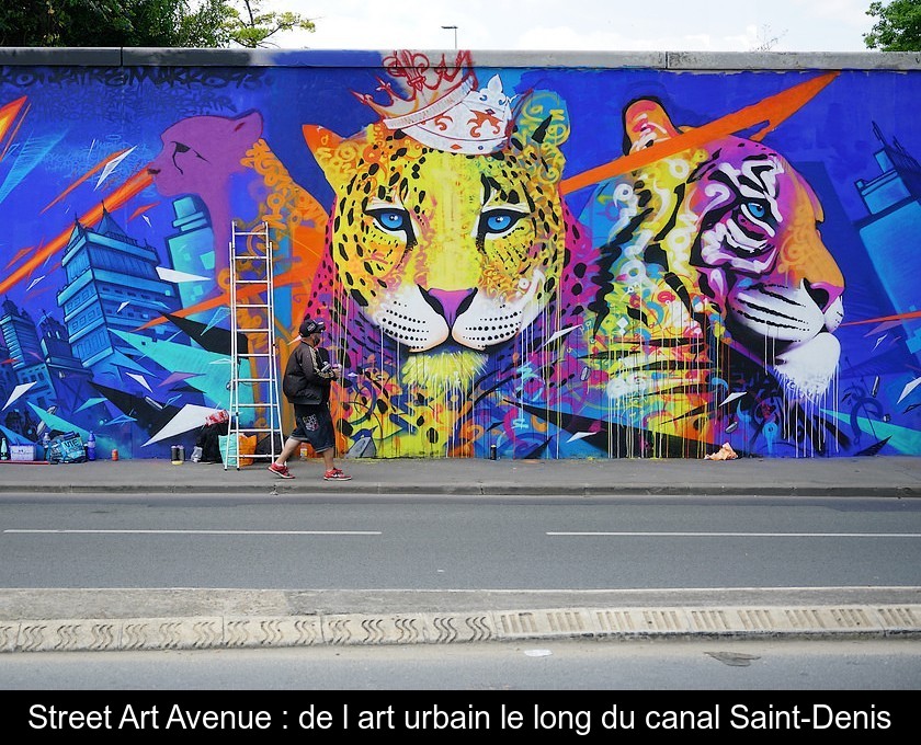 Street Art Avenue : de l'art urbain le long du canal Saint-Denis