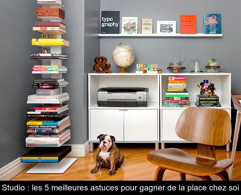 Studio : les 5 meilleures astuces pour gagner de la place chez soi Studio : les 5 meilleures astuces pour gagner de la place chez soi