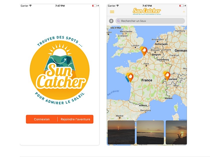 SunCatcher : une application pour admirer les plus beaux couchers de soleil SunCatcher : une application pour admirer les plus beaux couchers de soleil