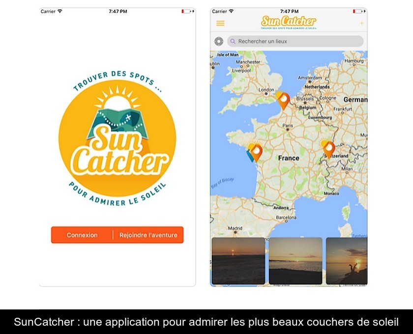 SunCatcher : une application pour admirer les plus beaux couchers de soleil SunCatcher : une application pour admirer les plus beaux couchers de soleil