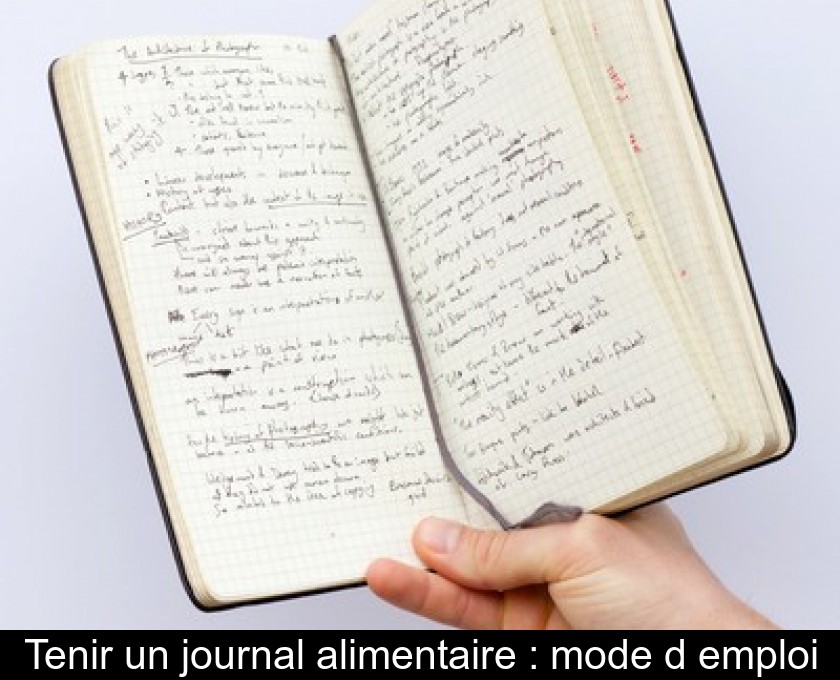 Tenir un journal alimentaire : mode d'emploi Tenir un journal alimentaire : mode d'emploi