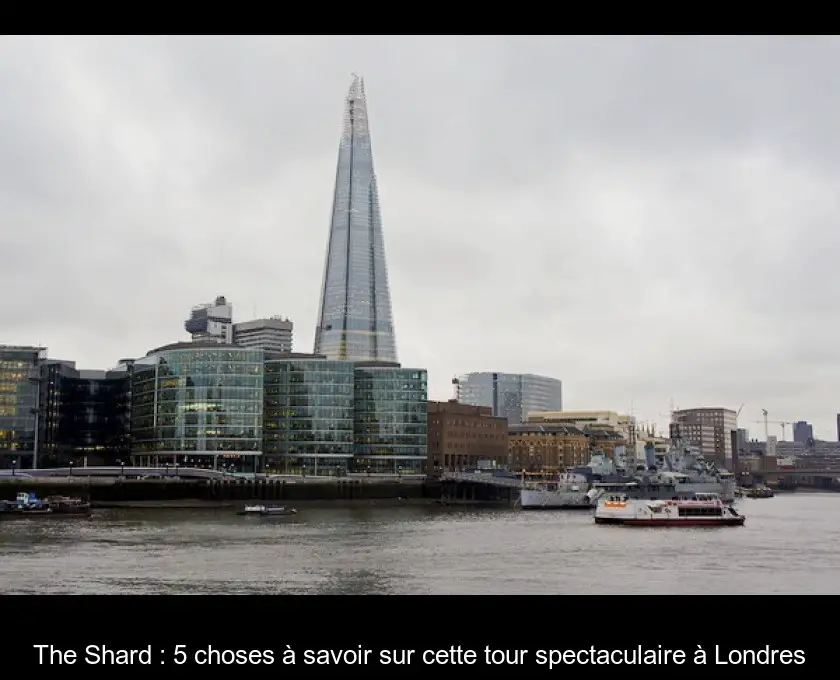 The Shard : 5 choses à savoir sur cette tour spectaculaire à Londres
