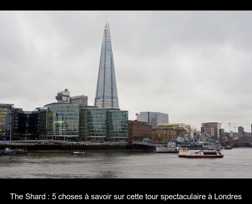 The Shard : 5 choses à savoir sur cette tour spectaculaire à Londres