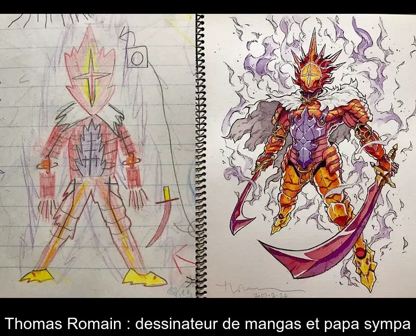 Thomas Romain : dessinateur de mangas et papa sympa