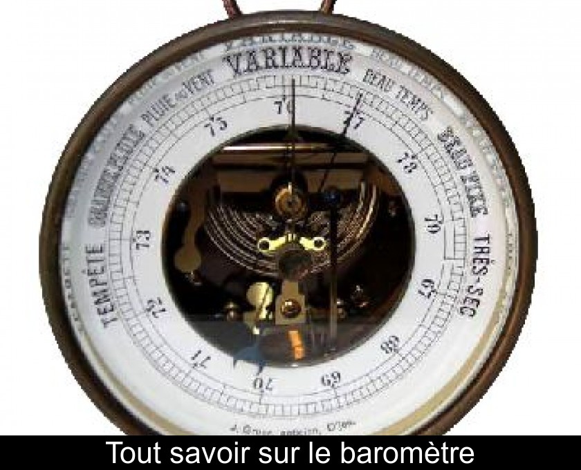 Tout savoir sur le baromètre