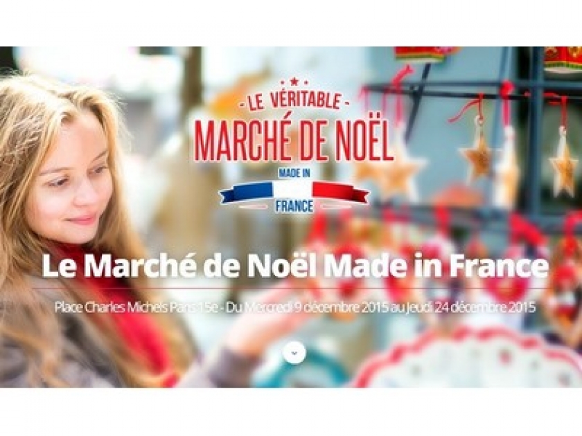 Un marché de Noël made in France au coeur de Paris Un marché de Noël made in France au coeur de Paris
