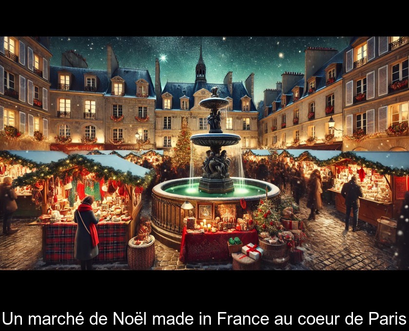 Un marché de Noël made in France au coeur de Paris Un marché de Noël made in France au coeur de Paris