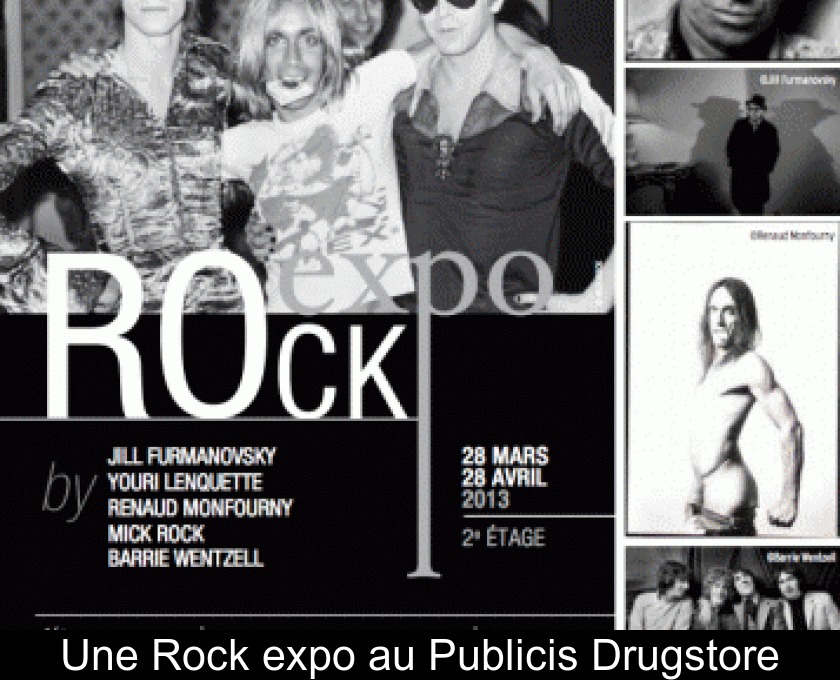 Une Rock expo au Publicis Drugstore