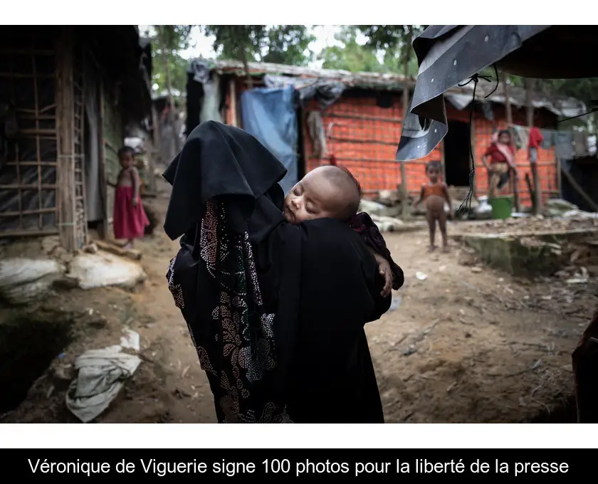 Véronique de Viguerie signe 100 photos pour la liberté de la presse
