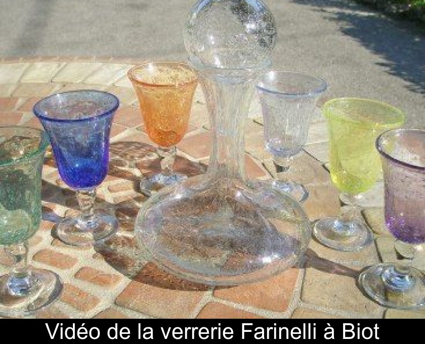 Vidéo de la verrerie Farinelli à Biot