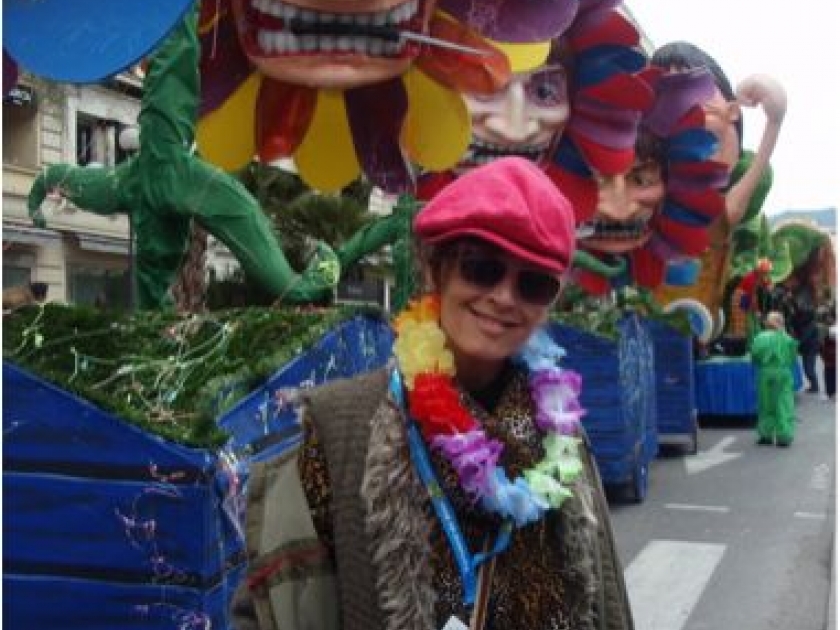 Virginie Broquet, reine du carnaval de Nice 2013 ! Virginie Broquet, reine du carnaval de Nice 2013 !