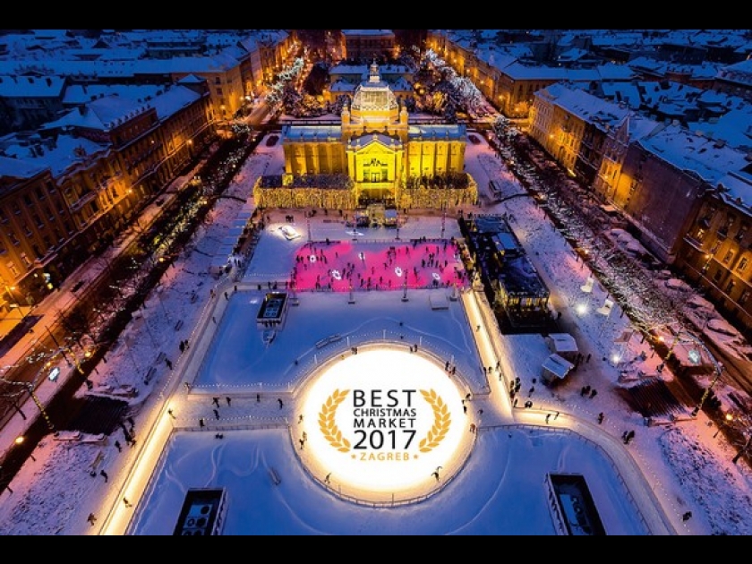 Zagreb sacré plus beau marché de Noël d'Europe Zagreb sacré plus beau marché de Noël d'Europe