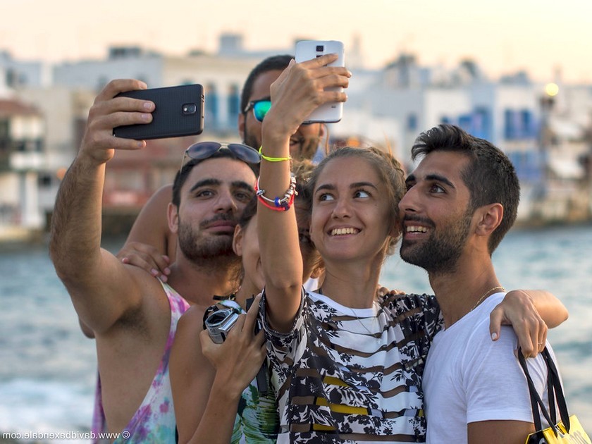 jet-setters à Mykonos