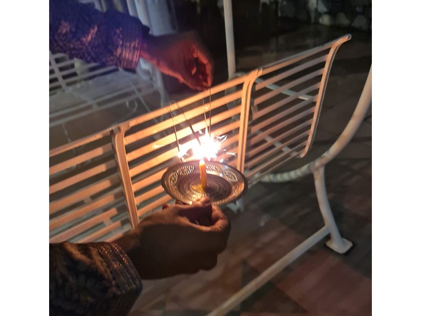 Feu d'artifice de Deepavali