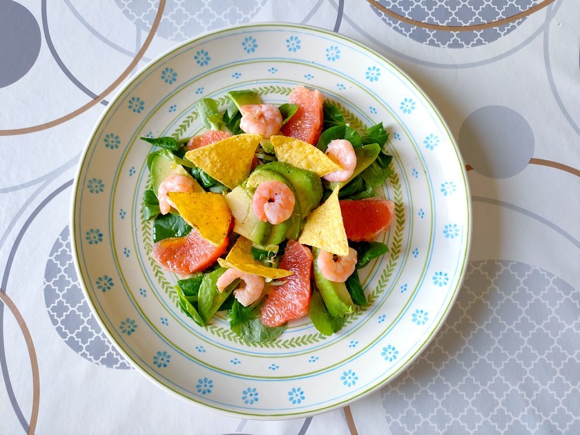 La salade pomelo crevette une recette gourmande