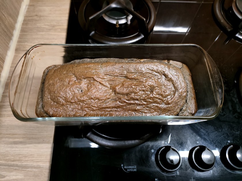 cake aux olives après cuisson