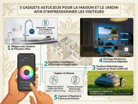 5 gadgets astucieux pour la maison et le jardin afin d'impressionner les visiteurs