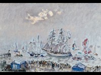 André Hambourg, embarquements & escales : une exposition à Brest