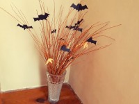 Bricolage d'Halloween : faire un arbre aux chauve-souris