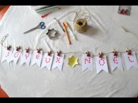 DIY : faire une guirlande de Noël
