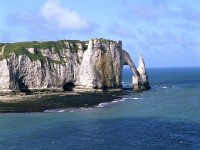 Etretat : les falaises et l'Aiguille