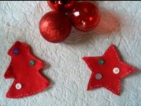 Faire des décorations de Noël en feutrine : mode d'emploi
