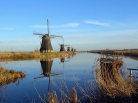 Kinderdijk : un remarquable ensemble de moulins aux Pays-Bas