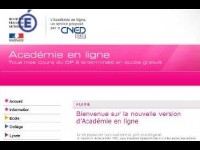 L'Académie en ligne : des cours gratuits du CNED, du CP à la Terminale