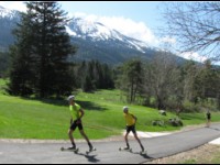 L'Espace biathlon ski roue du Vercors : un domaine nordique ouvert hiver comme été