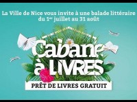 La cabane à livres prend ses quartiers d'été à Nice