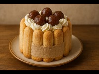 La charlotte aux marrons : un dessert de fête