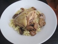 La fricassée de poulet aux champignons : une recette facile