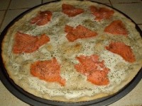 La pizza blanche au saumon : une recette facile