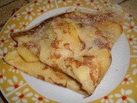 La recette des crêpes aux pommes