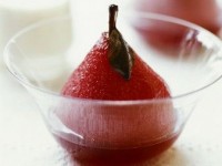 La recette des poires pochées au vin