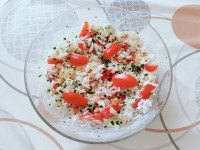La salade de riz aux tomates cerises et au lait de coco : une recette facile
