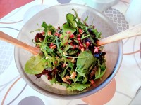 La salade verte à la grenade : une recette très facile