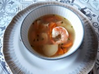 La soupe aux crevettes et aux légumes : une recette facile