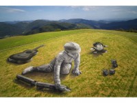 Land art : l'artiste Saype repeint le Ballon d'Alsace